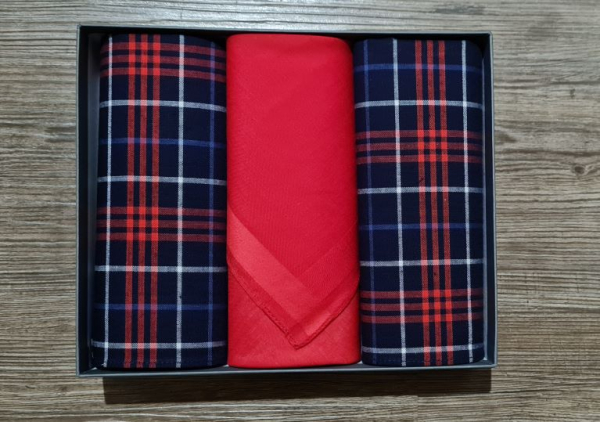 Damentaschentuch in bunten Farben, 30×30 cm, aus 100 % Baumwolle, weich und handlich für Alltag und Handtasche